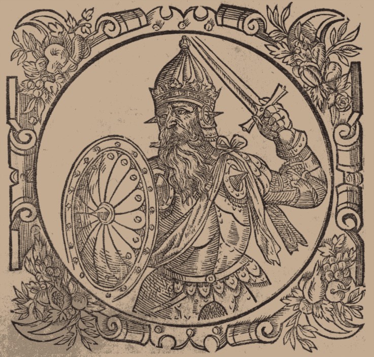 Mindaugas, King of Lithuania (From: Sarmatiae Europeae desscriprio... by A. Guagnini) à Artiste inconnu