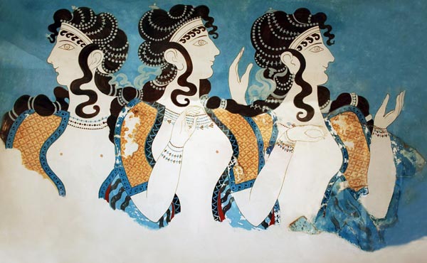 Knossos - Minoische Frauen à Artiste inconnu