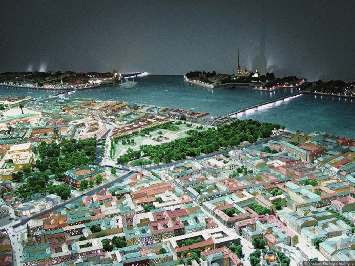 Model of Saint Petersburg à Artiste inconnu