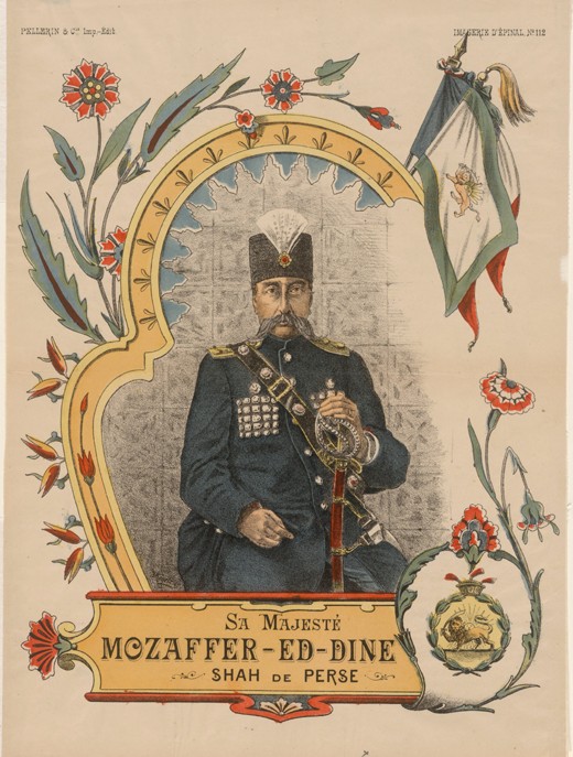 Mozaffar ad-Din Shah Qajar (1853-1907), Shahanshah of Persia à Artiste inconnu