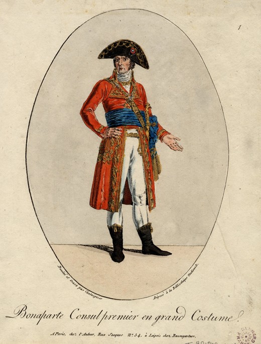 Napoleon Bonaparte as First Consul of France à Artiste inconnu