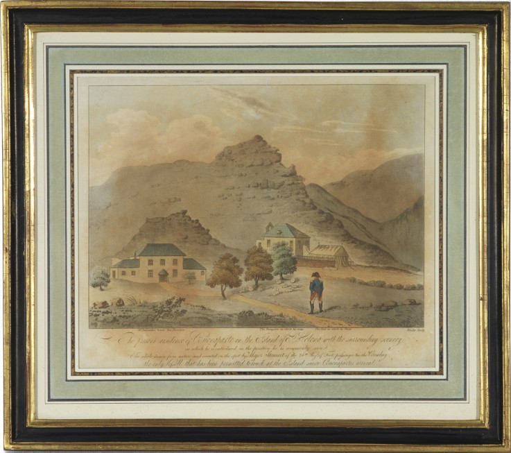 Napoleon Bonaparte on the island of Saint Helena à Artiste inconnu
