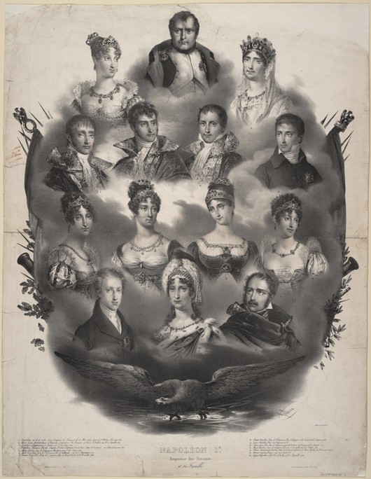 Napoléon I. Bonaparte and his Family à Artiste inconnu
