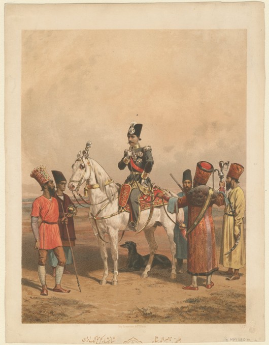 Nasser al-Din Shah Qajar (1831-1896), Shahanshah of Persia à Artiste inconnu