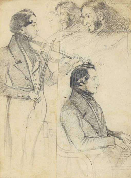 Niccolò Paganini (1782-1840) à Artiste inconnu