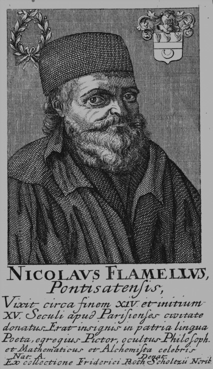 Nicolas Flamel (1330-1418) à Artiste inconnu