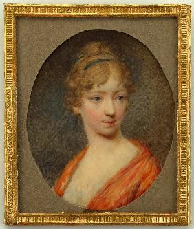 Portrait of Empress Elizabeth Alexeievna, Princess Louise of Baden (1779-1826)