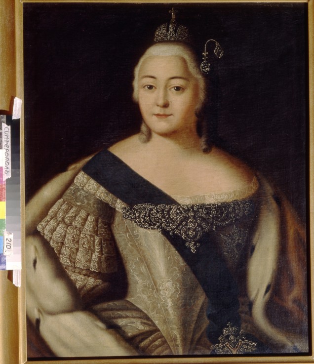Portrait of Empress Elisabeth (1709-1762) à Artiste inconnu