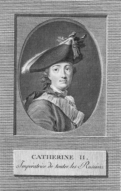 Portrait of Empress Catherine II (1729-1796) à Artiste inconnu