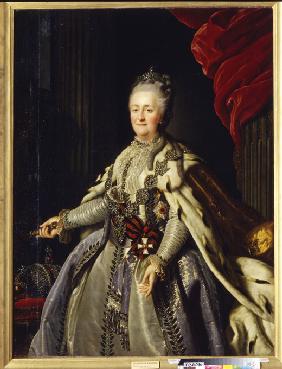 Portrait of Empress Catherine II (1729-1796)