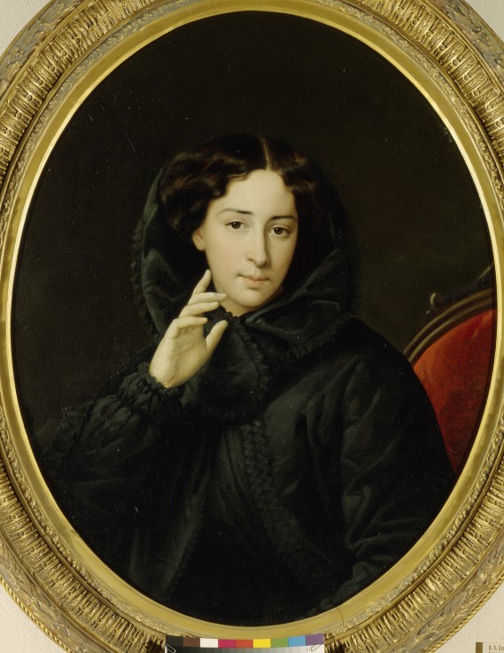Portrait of the actress of the Imperial theatre Vera Samoylova à Artiste inconnu