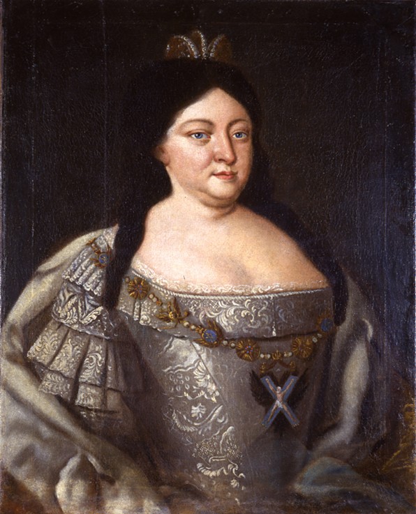 Portrait of Empress Anna Ioannovna (1693-1740) à Artiste inconnu