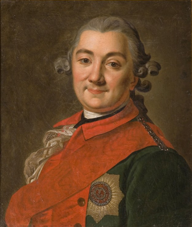 Portrait of the commander-in-chief of the fleet Count Alexey Grigoryevich Orlov of Chesma (1737–1808 à Artiste inconnu