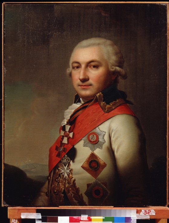 Portrait of Admiral José (Osip) de Ribas (1749-1800) à Artiste inconnu