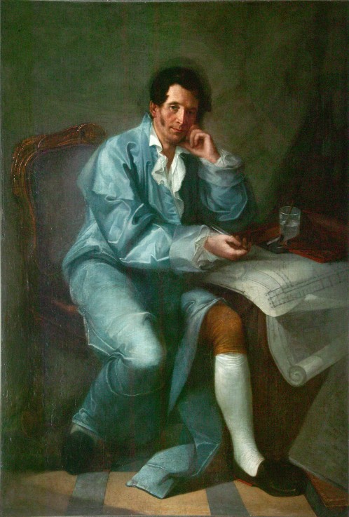 Portrait of the architect Jean-Baptiste Vallin de la Mothe (1729-1800) à Artiste inconnu