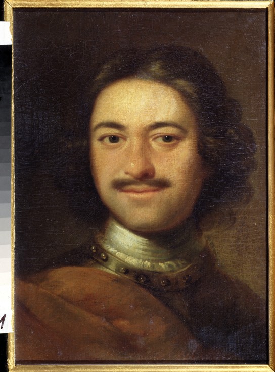 Portrait of Emperor Peter I the Great (1672-1725) à Artiste inconnu