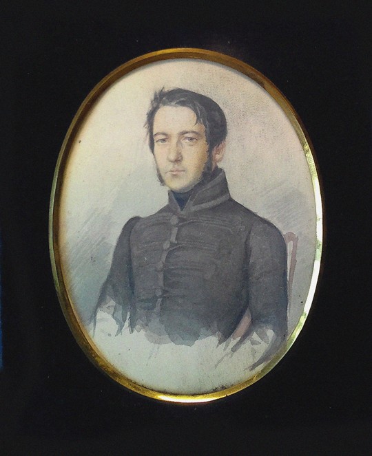 Portrait of the composer Mikhail I. Glinka (1804-1857) à Artiste inconnu