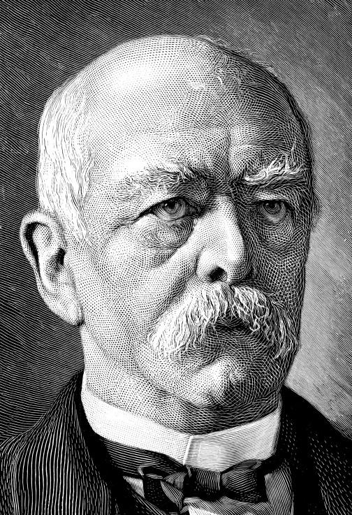 Portrait of Chancellor Otto von Bismarck (1815-1898) à Artiste inconnu