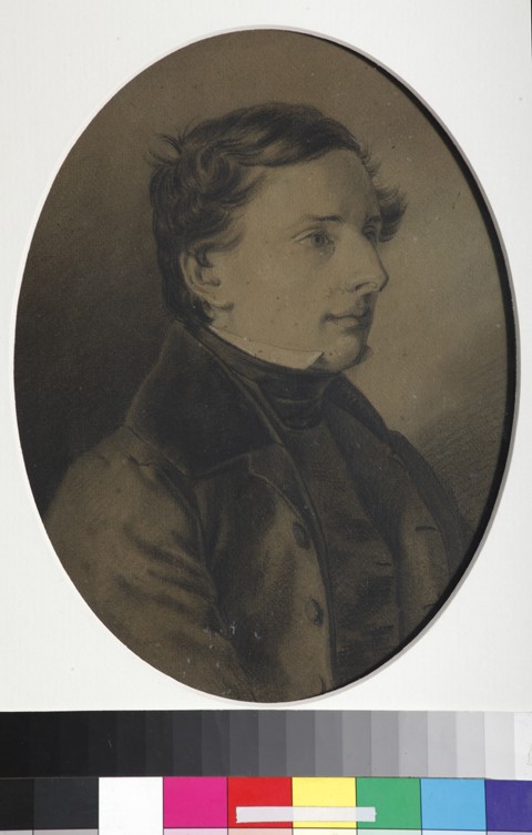 Portrait of the author and lexicographer Vladimir Dal (1801-1872) à Artiste inconnu