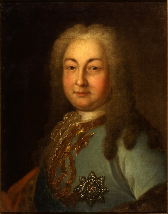 Portrait of Vice-Chancellor Count Heinrich Johann Friedrich (Andrei) Ostermann (1687-1747) à Artiste inconnu