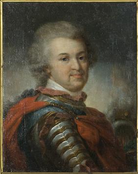 Portrait of Prince of Tauris general-field marshal, statesman Grigori A. Potyomkin (1739-1791)