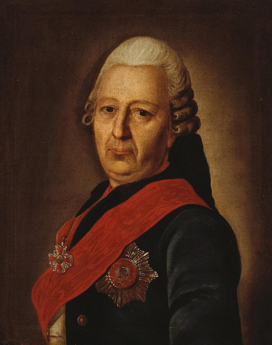 Portrait of Alexey Mikhailovich Obrezkov (1718-1787) à Artiste inconnu