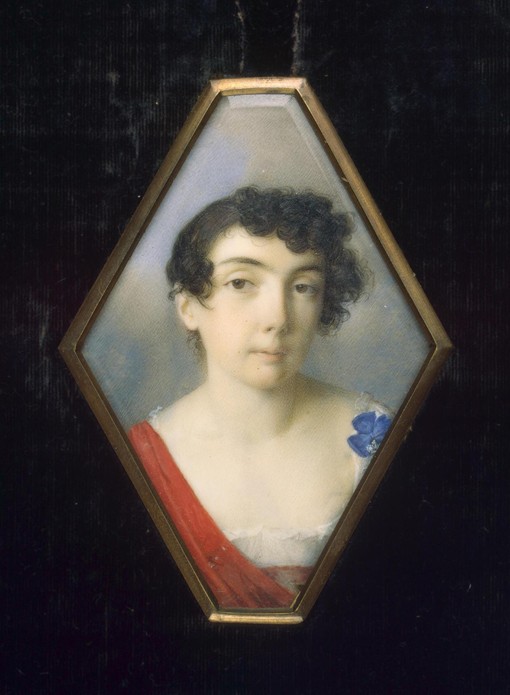 Portrait of Anna Mikhailovna Khitrovo, née Golenishcheva-Kutuzova (1782-1846) à Artiste inconnu