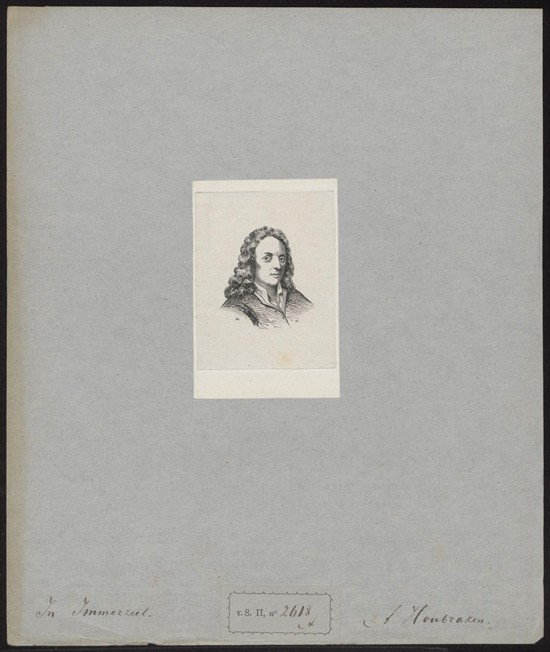 Portrait of Arnold Houbraken (1660-1719) à Artiste inconnu
