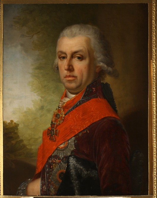 Portrait of Dmitri Prokofievich Troshchinsky (1754-1829) à Artiste inconnu