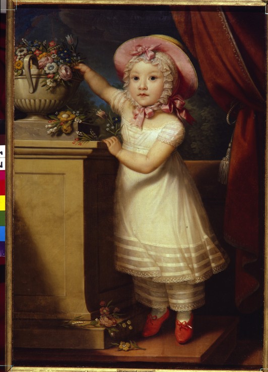 Portrait of Ekaterina Dmitrievna Obreskova (1822-1874) à Artiste inconnu
