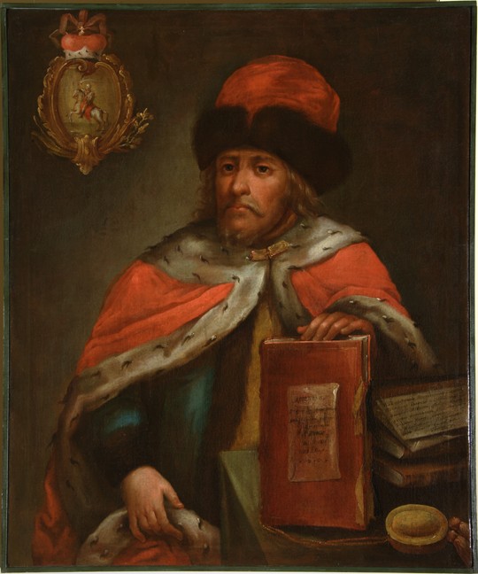 Portrait of Prince Vasily Vasilyevich Galitzine (1643–1714) à Artiste inconnu