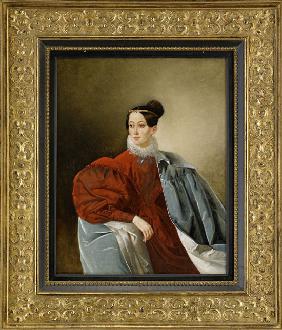 Portrait of Countess Yelizaveta Ivanovna Kropotkina (1803-1836), née Dorokhova