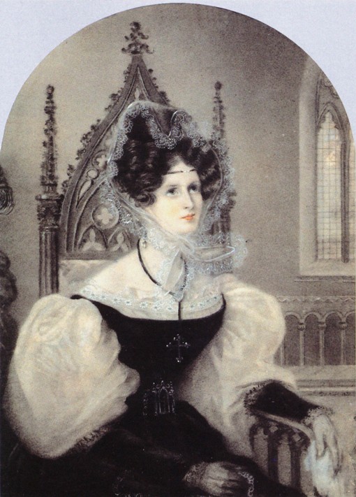 Portrait of Princess Zinaida Alexandrovna Volkonskaya (1792-1862) à Artiste inconnu