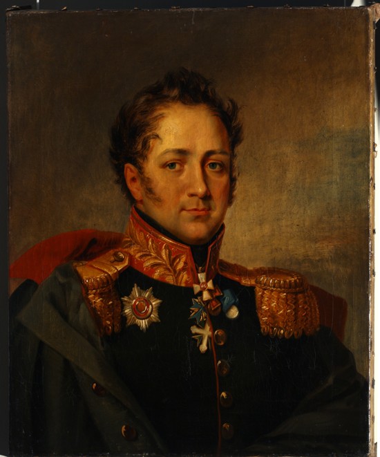 Portrait of General Alexander Alexandrovich Pisarev (1780-1848) à Artiste inconnu