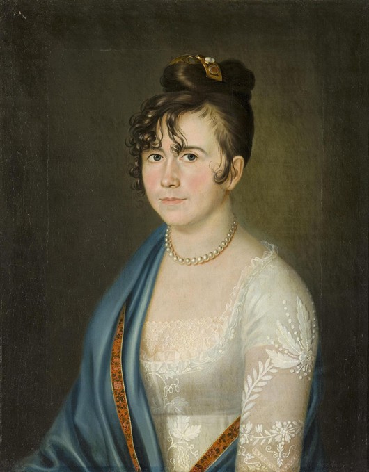 Portrait of Countess Anna Vladimirovna Bobrinskaya (1769-1846) à Artiste inconnu