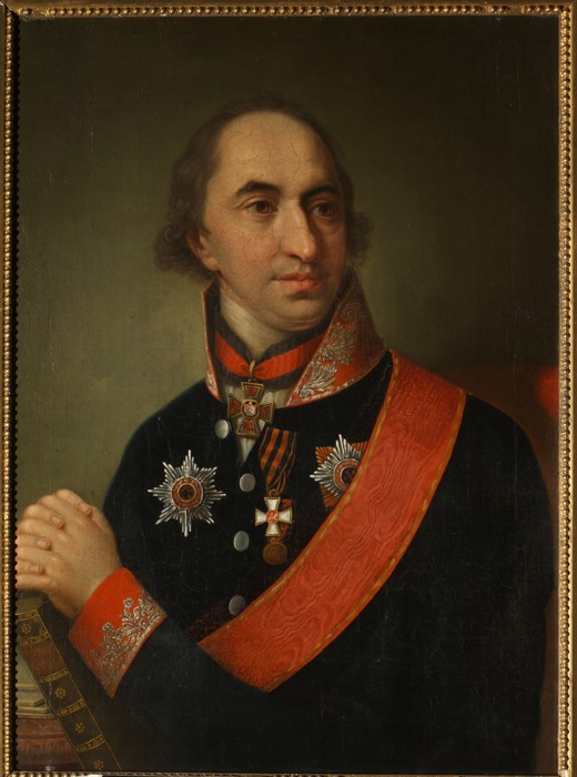 Portrait of Count Alexander Semyonovich Khvostov (1753-1820) à Artiste inconnu