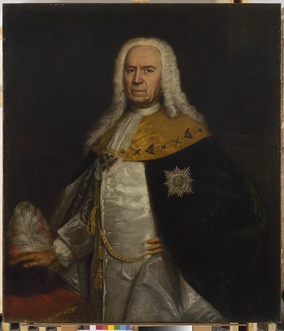 Portrait of Count Andrei Ivanovich Ushakov (1708-1739) à Artiste inconnu