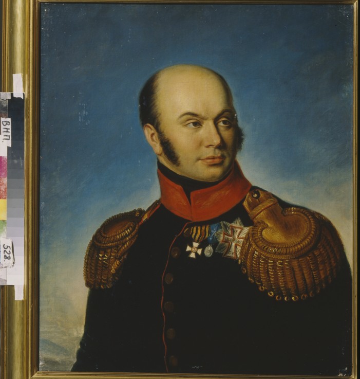 Portrait of Count Mikhail Fyodorovich Orlov (1788-1842) à Artiste inconnu