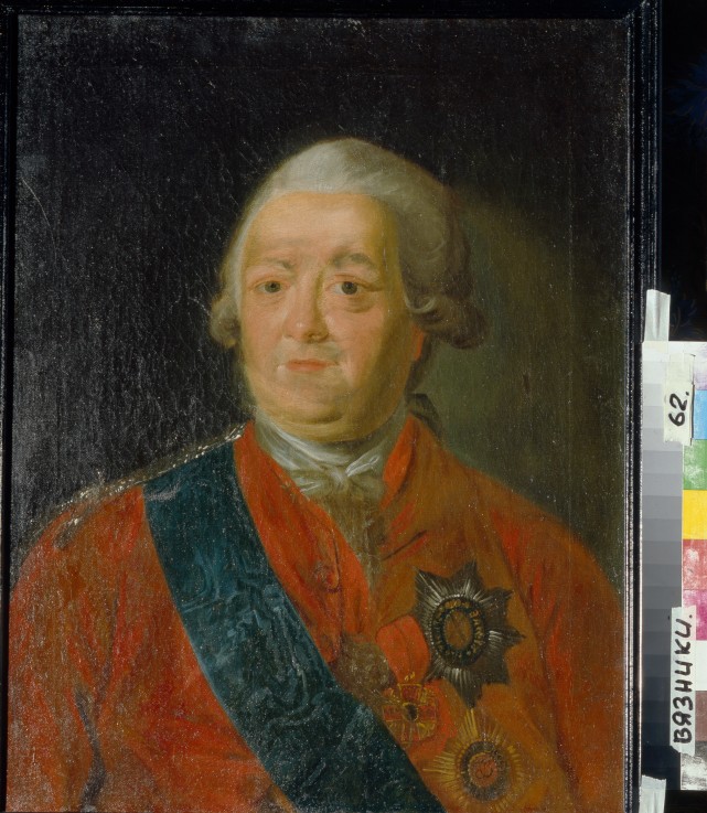 Portrait of General Count Petr Ivanovich Panin (1721-1789) à Artiste inconnu