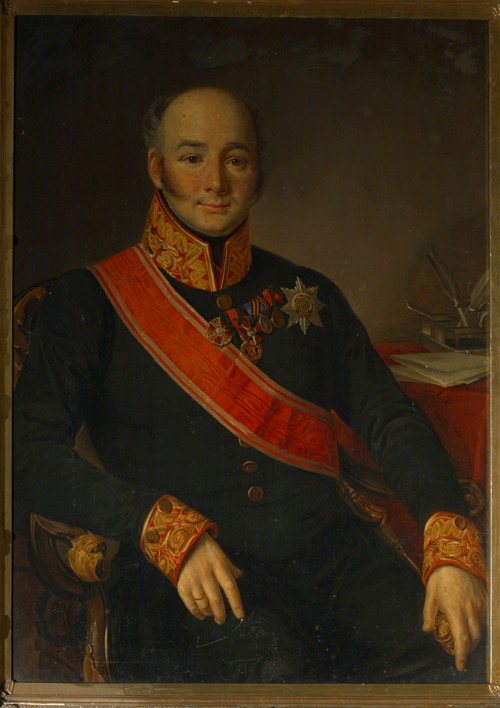 Portrait of Count Vasily Olsufyev (1796-1858) à Artiste inconnu