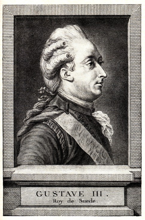 Portrait of Gustav III of Sweden à Artiste inconnu