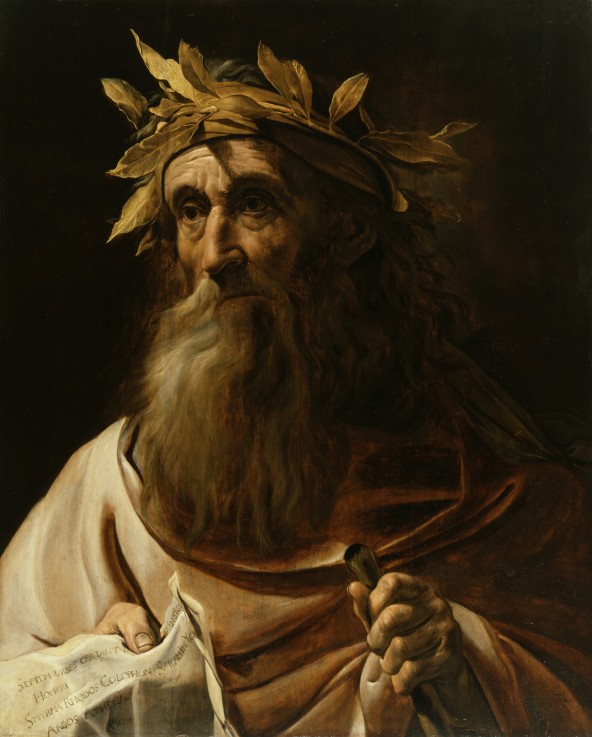 Portrait of the Poet Homer à Artiste inconnu
