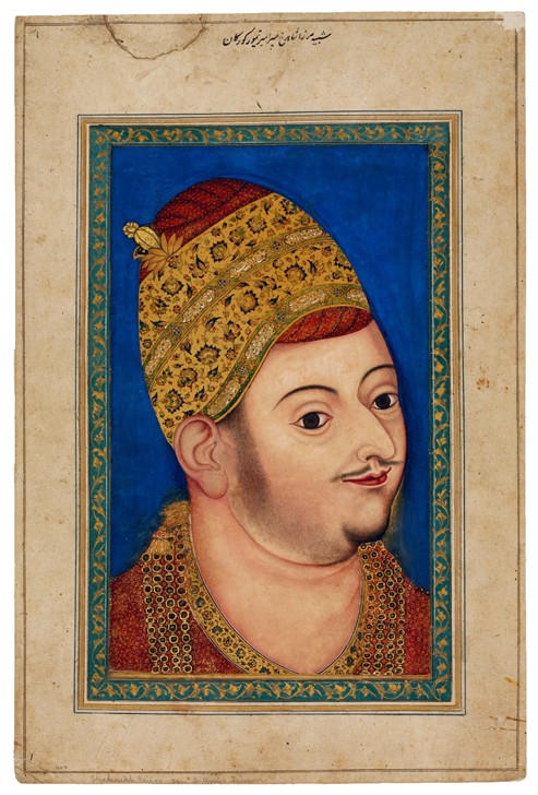 Portrait of Ibrahim Adil Shah II (1556-1627), Sultan of Bijapur à Artiste inconnu
