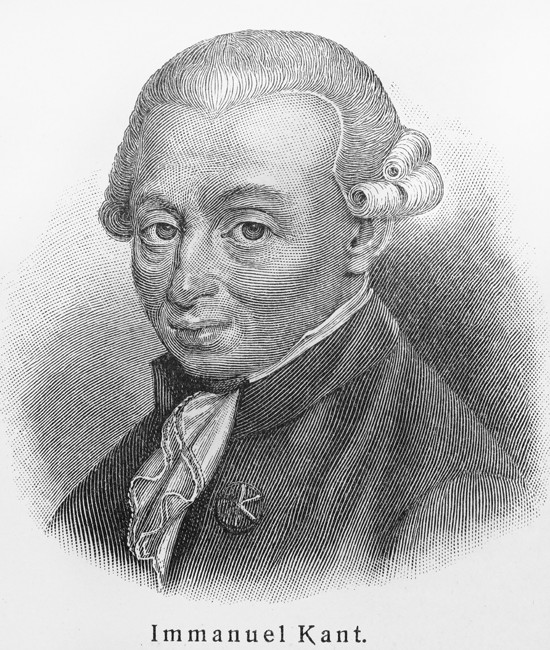Portrait of Immanuel Kant (1724-1804) à Artiste inconnu
