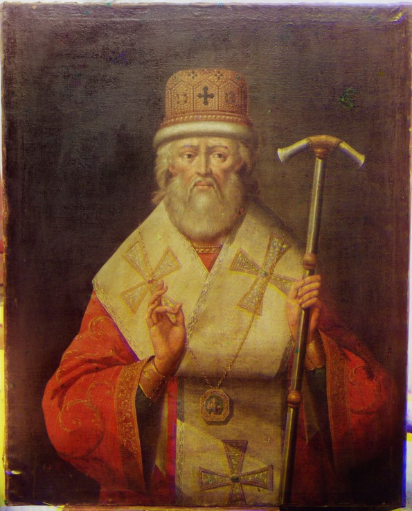 Portrait of Iona III Sysoevich, Metropolitan of Rostov, Builder of the Rostov Kremlin à Artiste inconnu