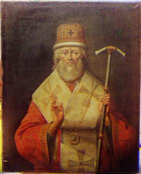 Portrait of Iona III Sysoevich, Metropolitan of Rostov, Builder of the Rostov Kremlin