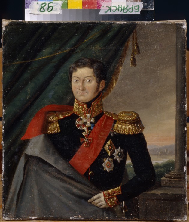 Portrait of Ivan Fyodorovich Paskevich, Count of Erivan, Viceroy of the Kingdom of Poland à Artiste inconnu
