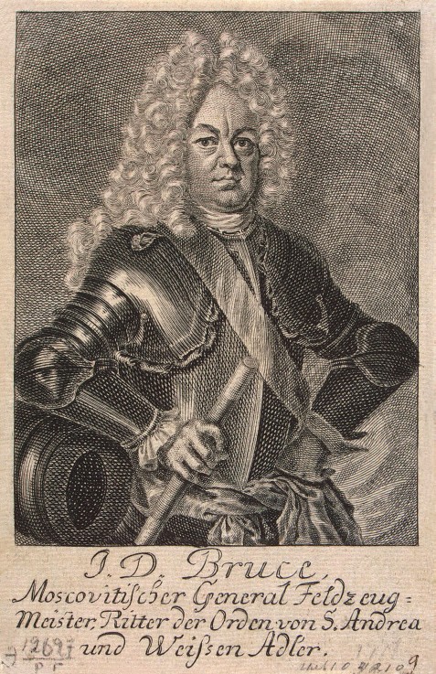 Portrait of Jacob Daniel Bruce (1669-1735) à Artiste inconnu