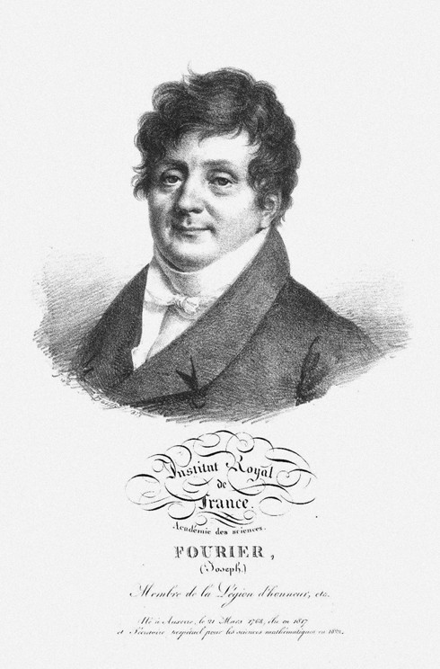 Portrait of Jean Baptiste Joseph Fourier (1768-1830) à Artiste inconnu