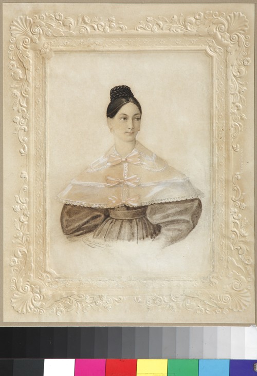 Portrait of Ekaterina Alexandrovna Sverbeeva, née Princess Shcherbatova à Artiste inconnu